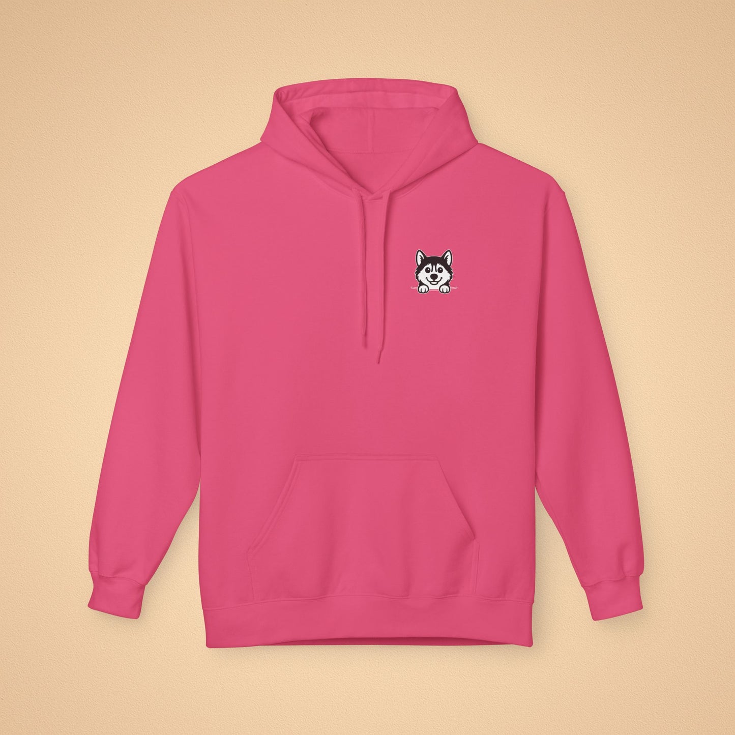 Siberian Husky Unisex Hoodie – Cozy Midweight Fleece