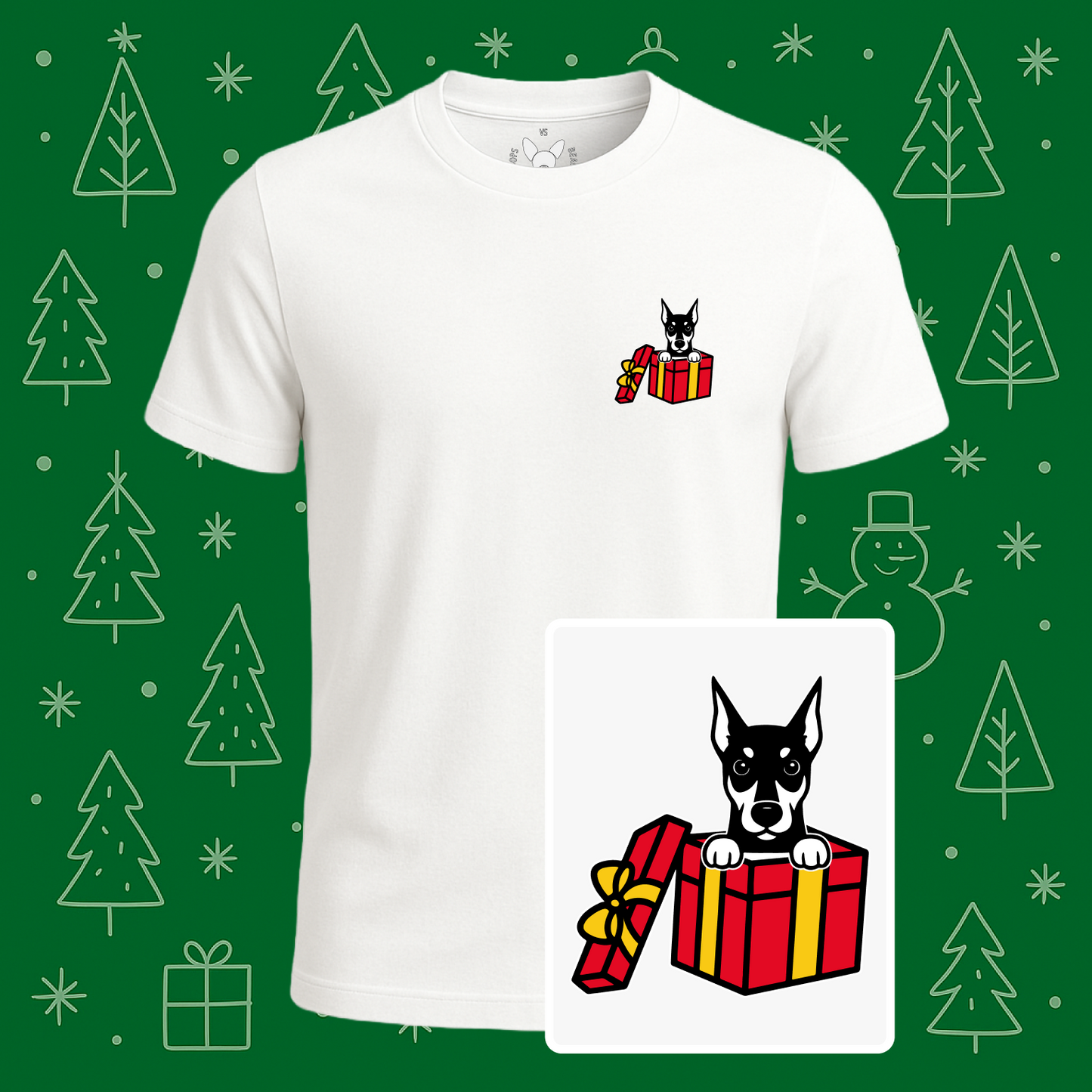 Doberman Best Present Ever Tee