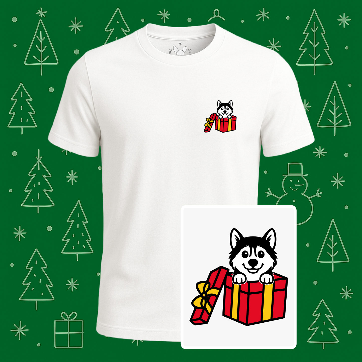 Siberian Husky Best Present Ever Tee