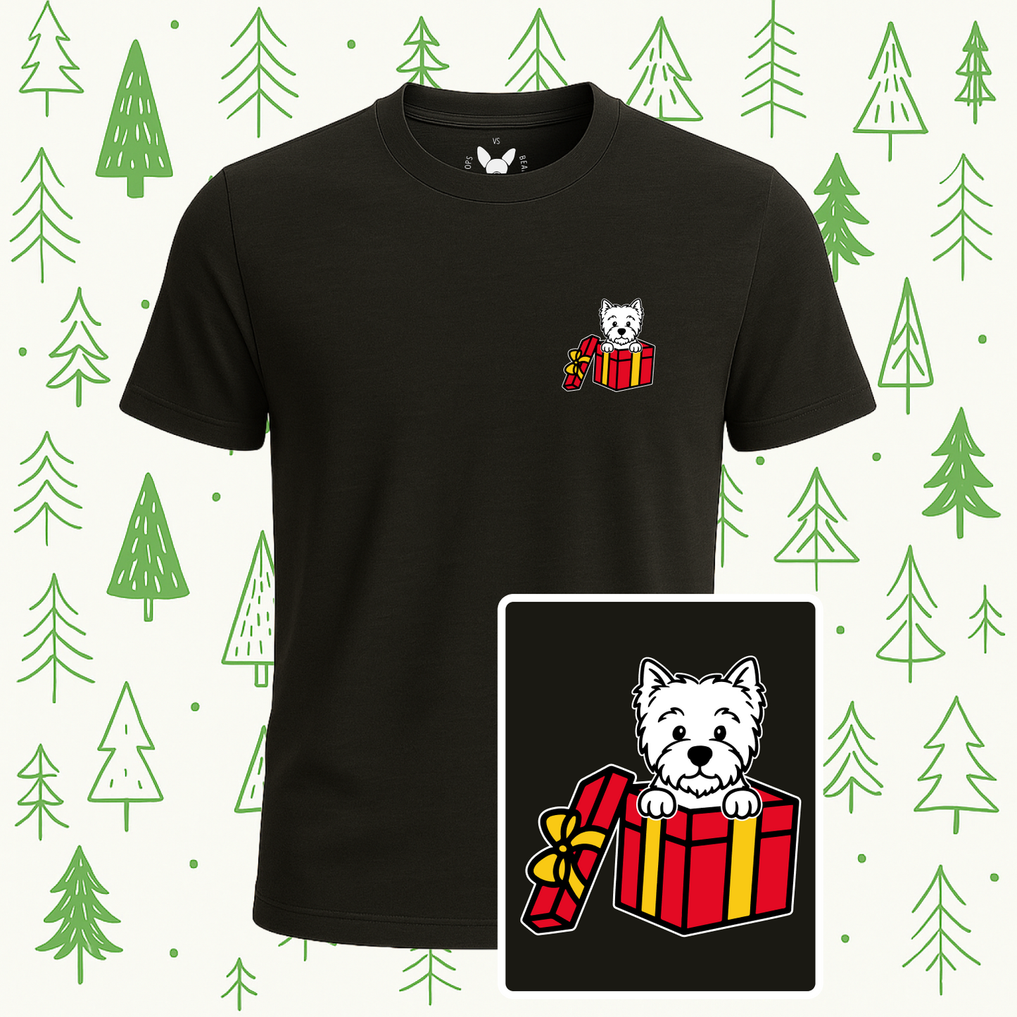 West Highland Terrier (Westie) Best Present Ever Tee