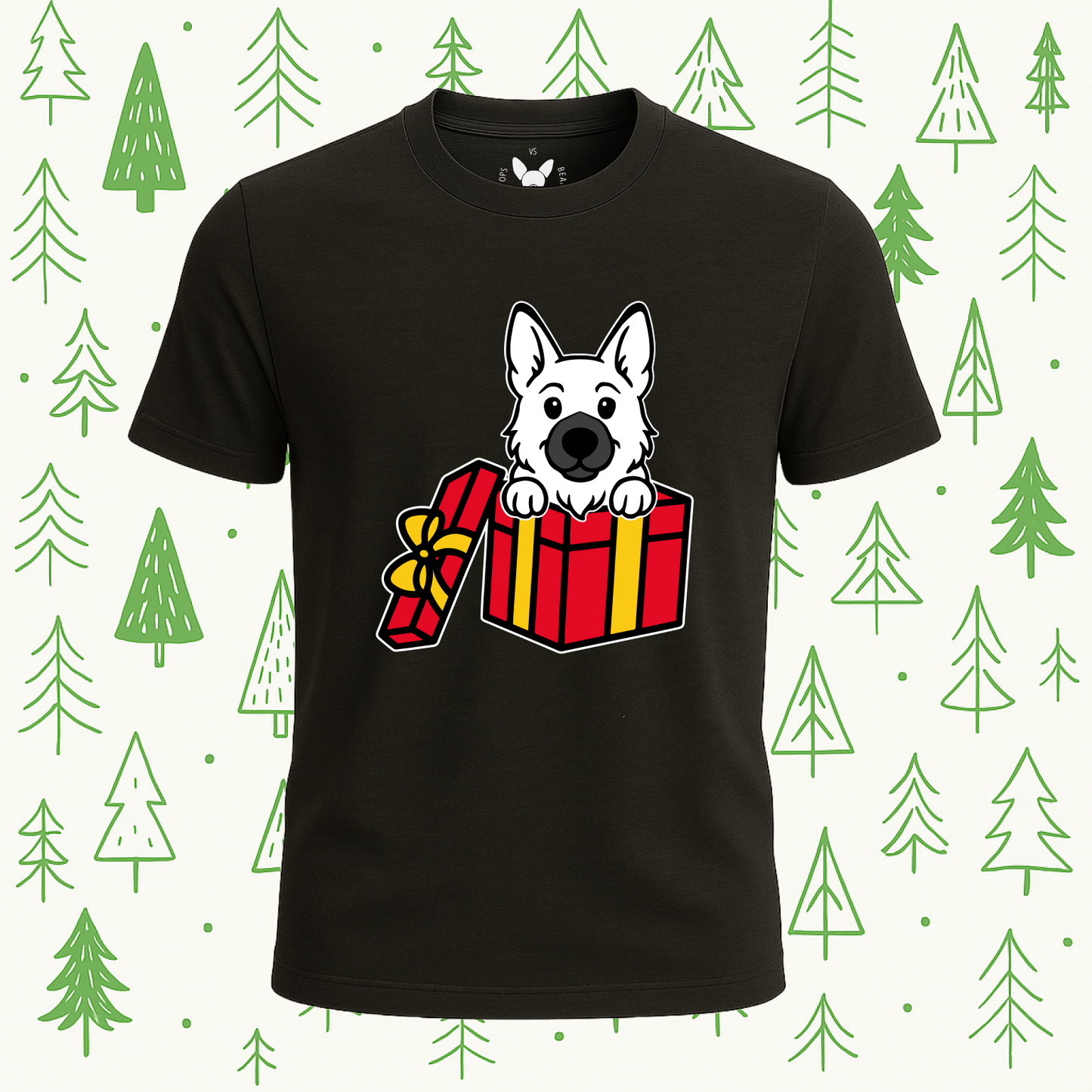 German Shepherd Best Present Ever Tee - Feature Print