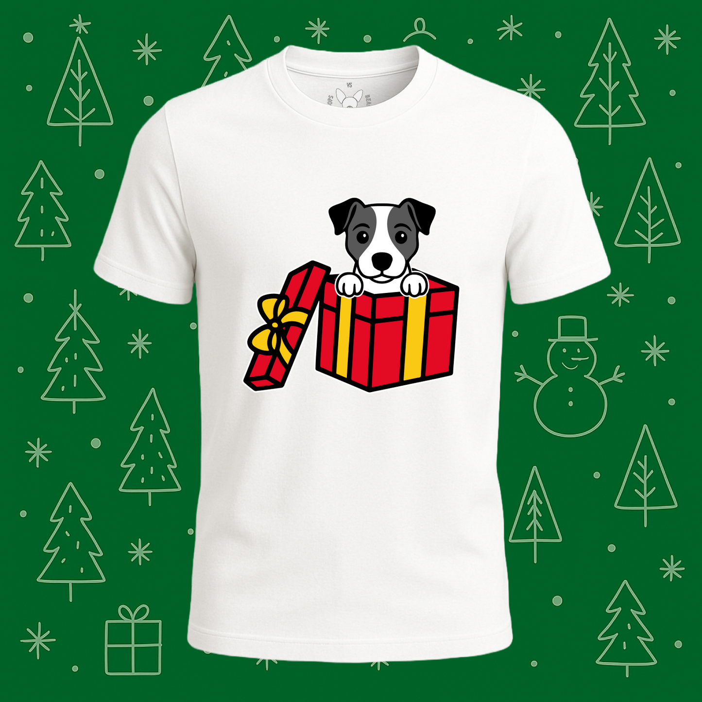 Jack Russell Terrier Best Present Ever Tee - Feature Print