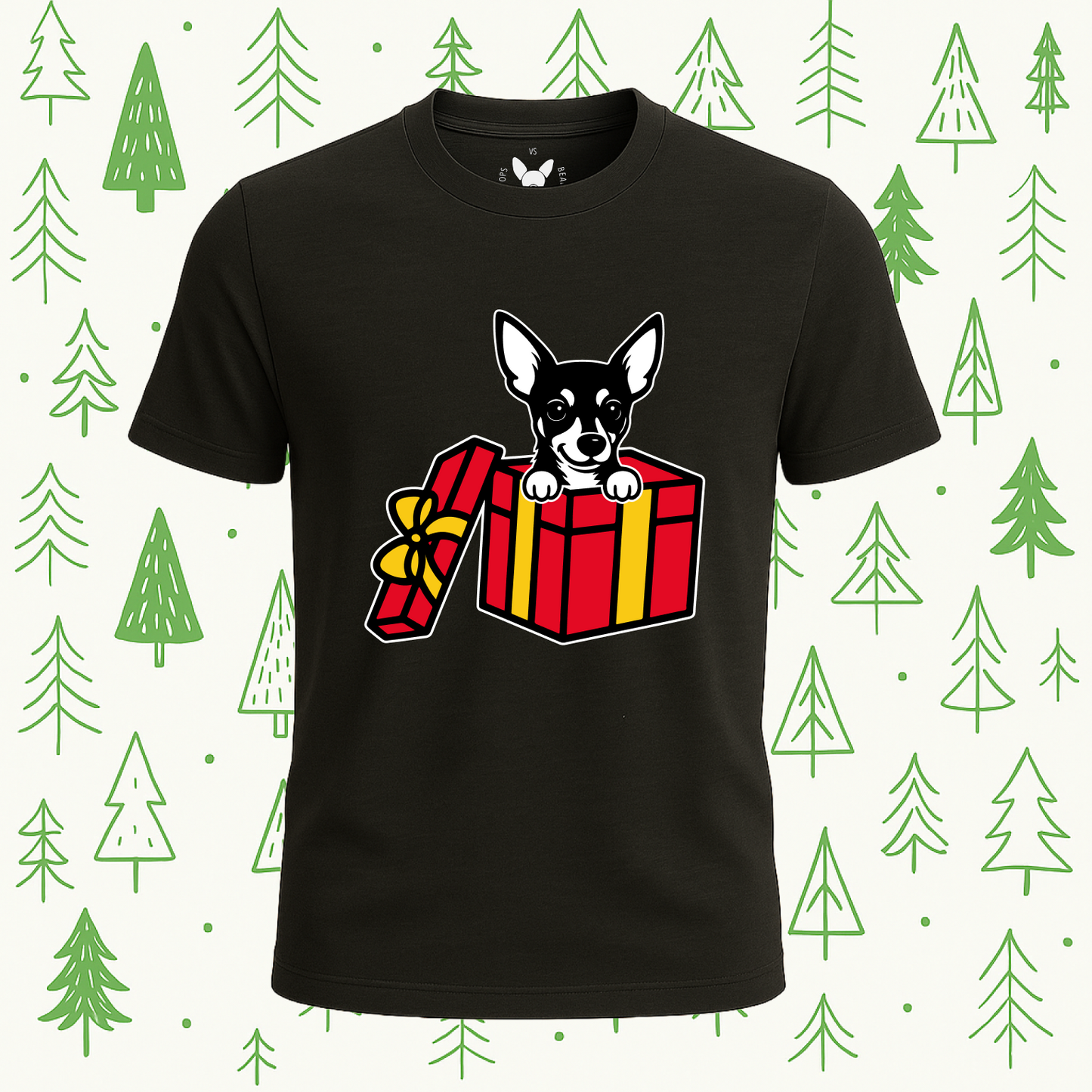 Miniature Pinscher (Min Pin) Best Present Ever Tee - Feature Print