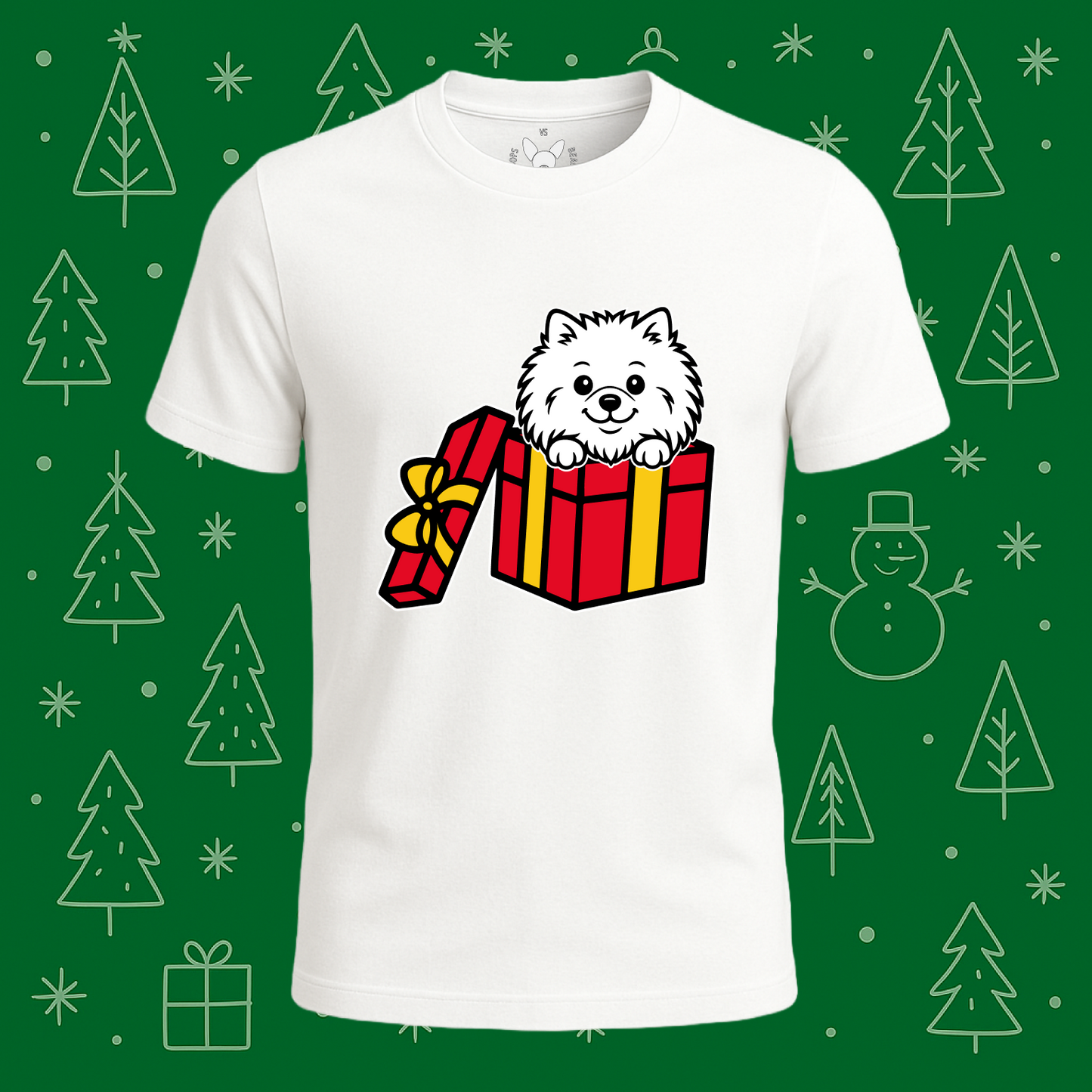Pomeranian Best Present Ever Tee - Feature Print