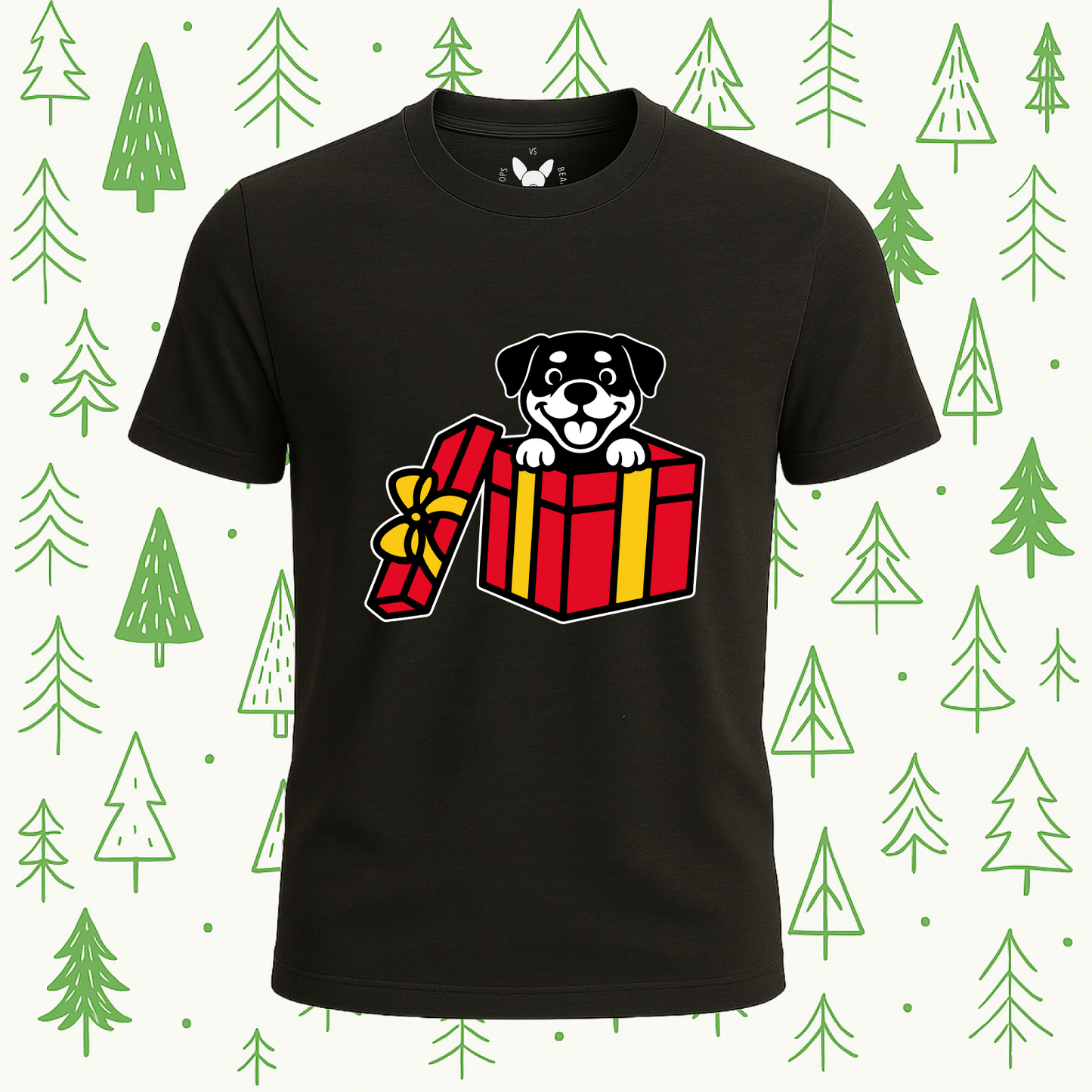 Rottweiler Best Present Ever Tee - Feature Print