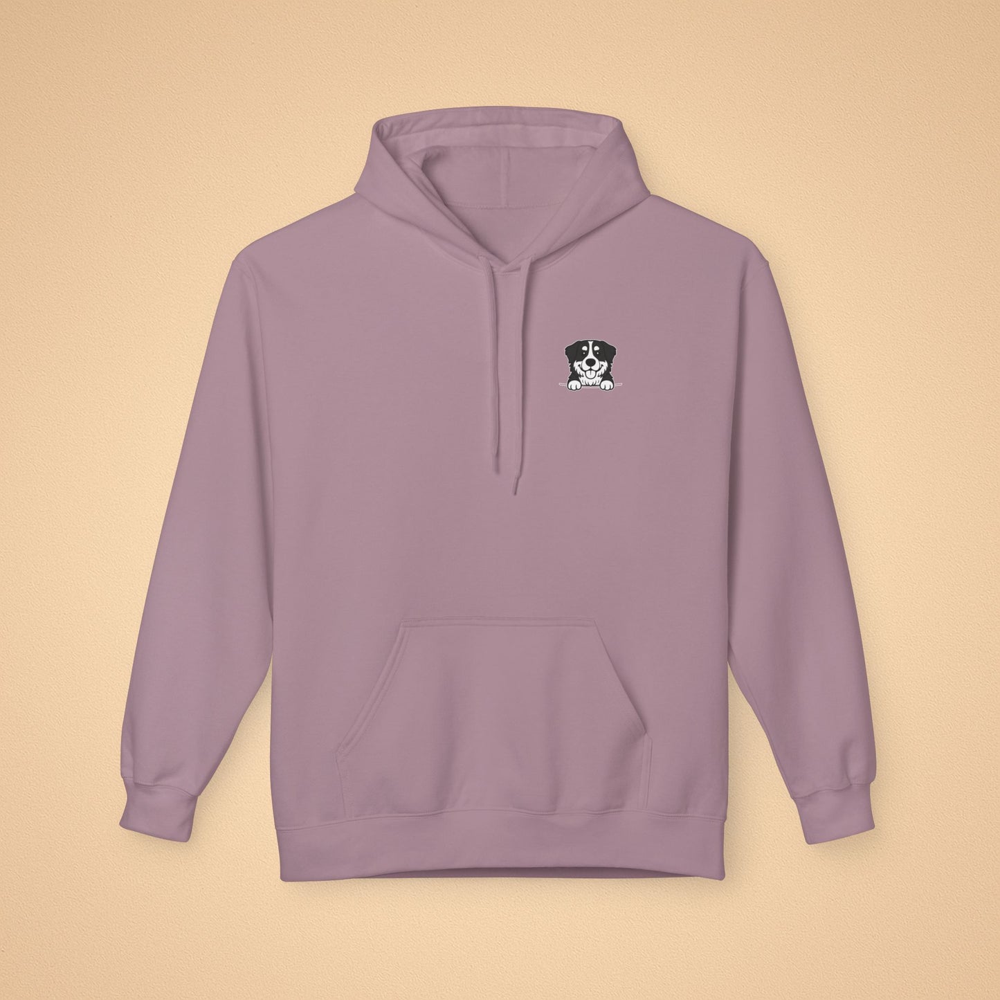 Bernese Mountain Dog Unisex Hoodie – Cozy Midweight Fleece