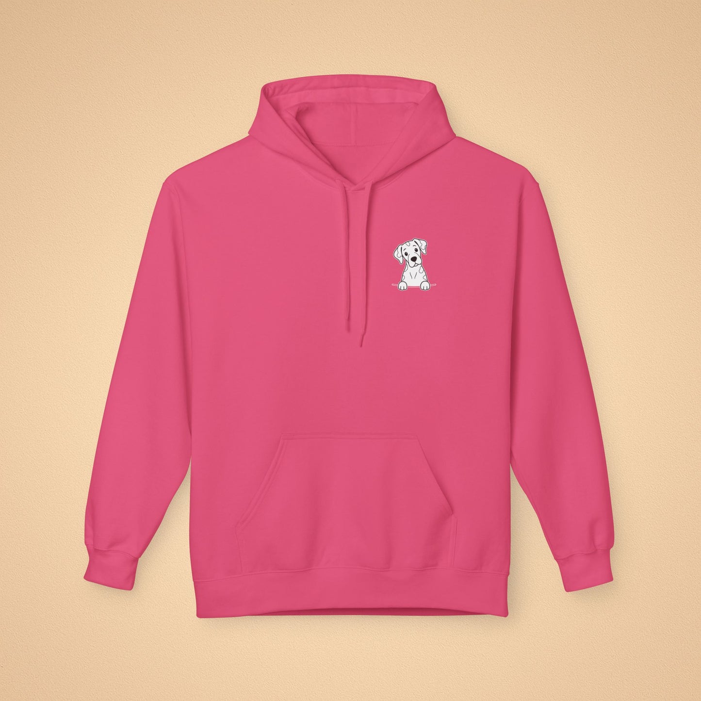 Great Dane (Harlequin) Unisex Hoodie – Cozy Midweight Fleece