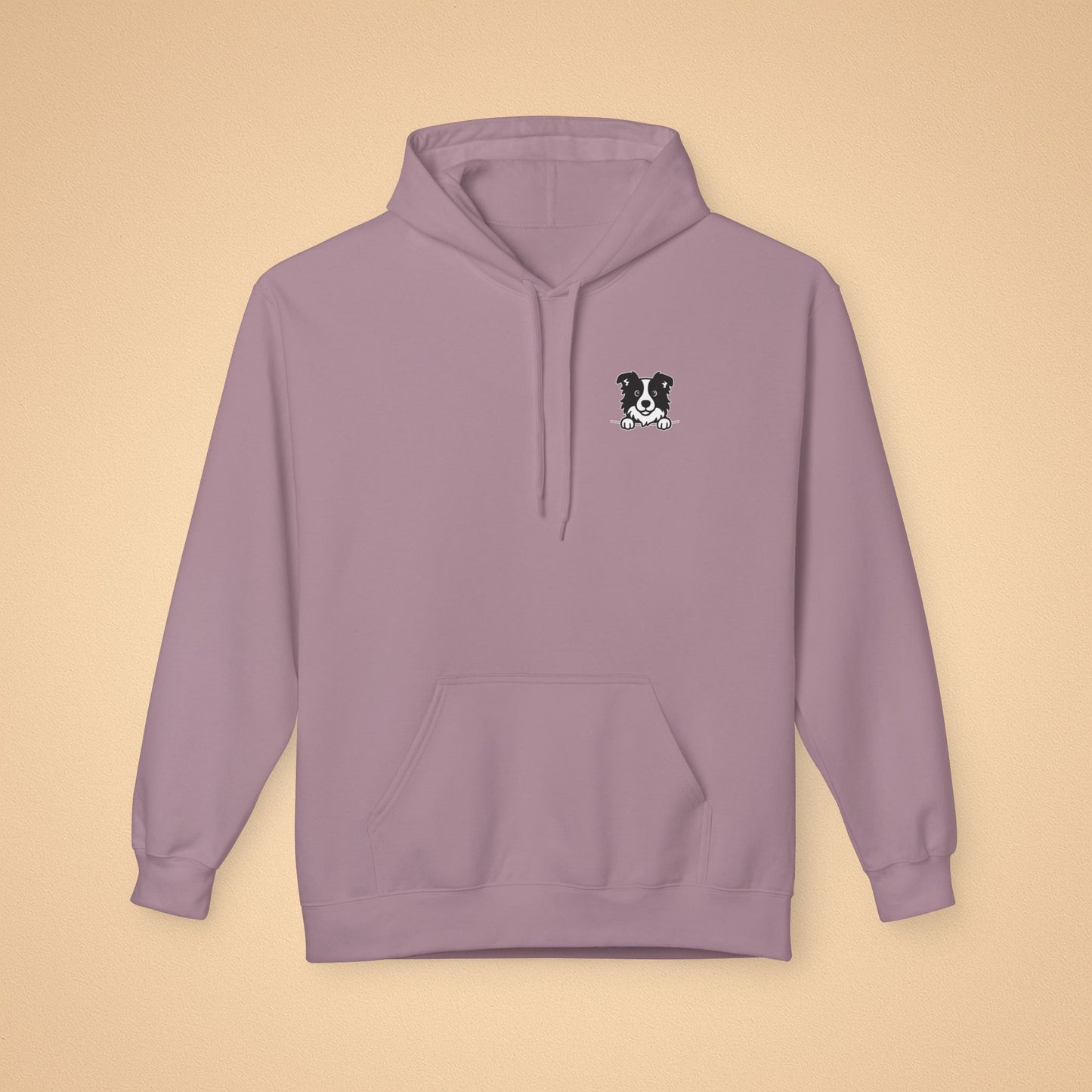 Border Collie Unisex Hoodie – Cozy Midweight Fleece