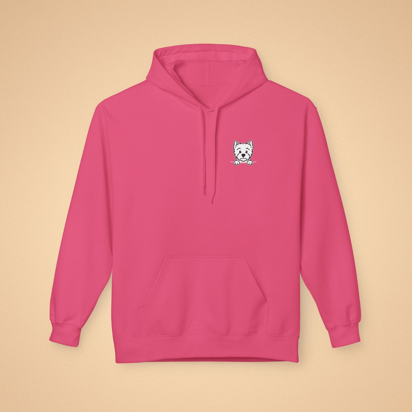 West Highland Terrier (Westie) Unisex Hoodie – Cozy Midweight Fleece