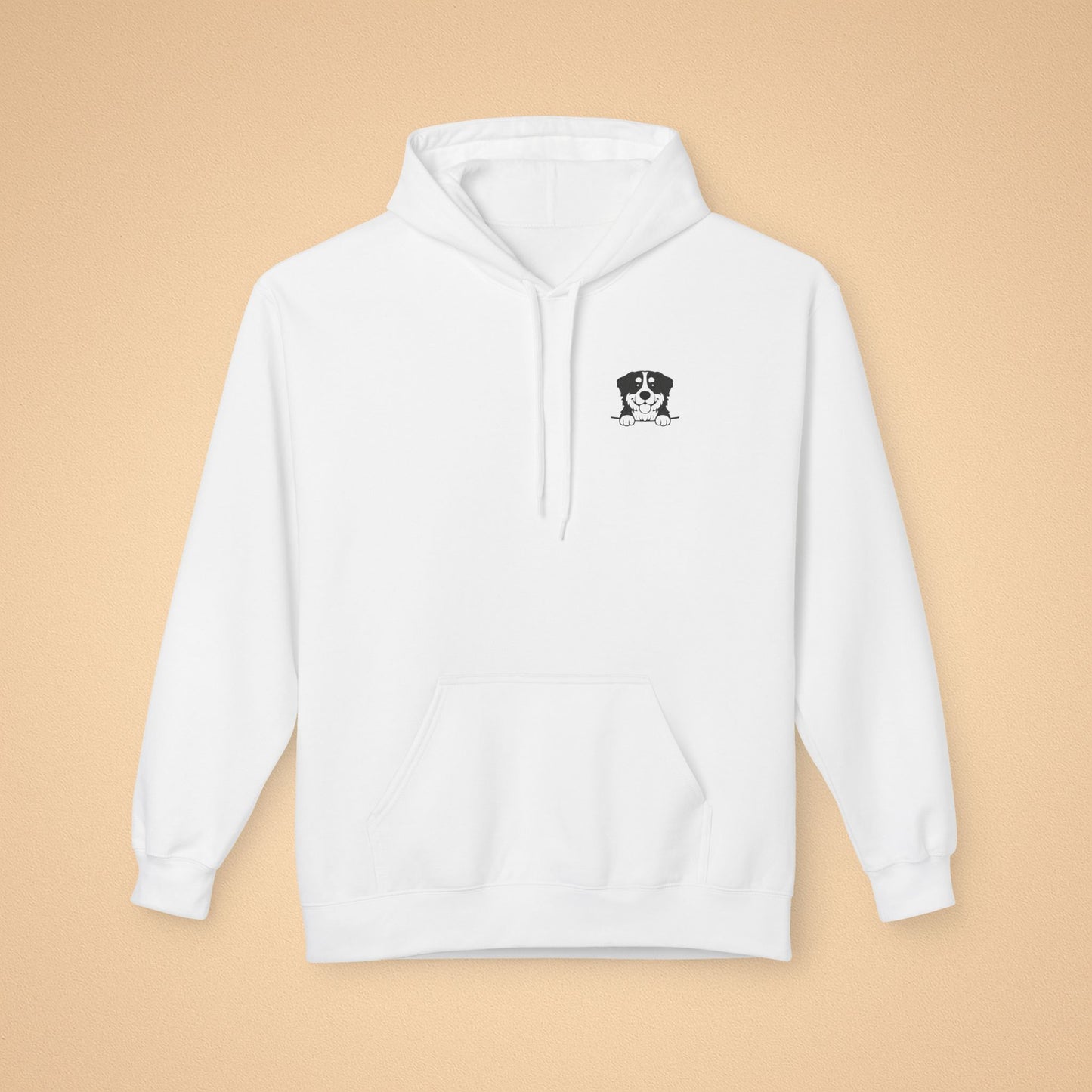 Bernese Mountain Dog Unisex Hoodie – Cozy Midweight Fleece