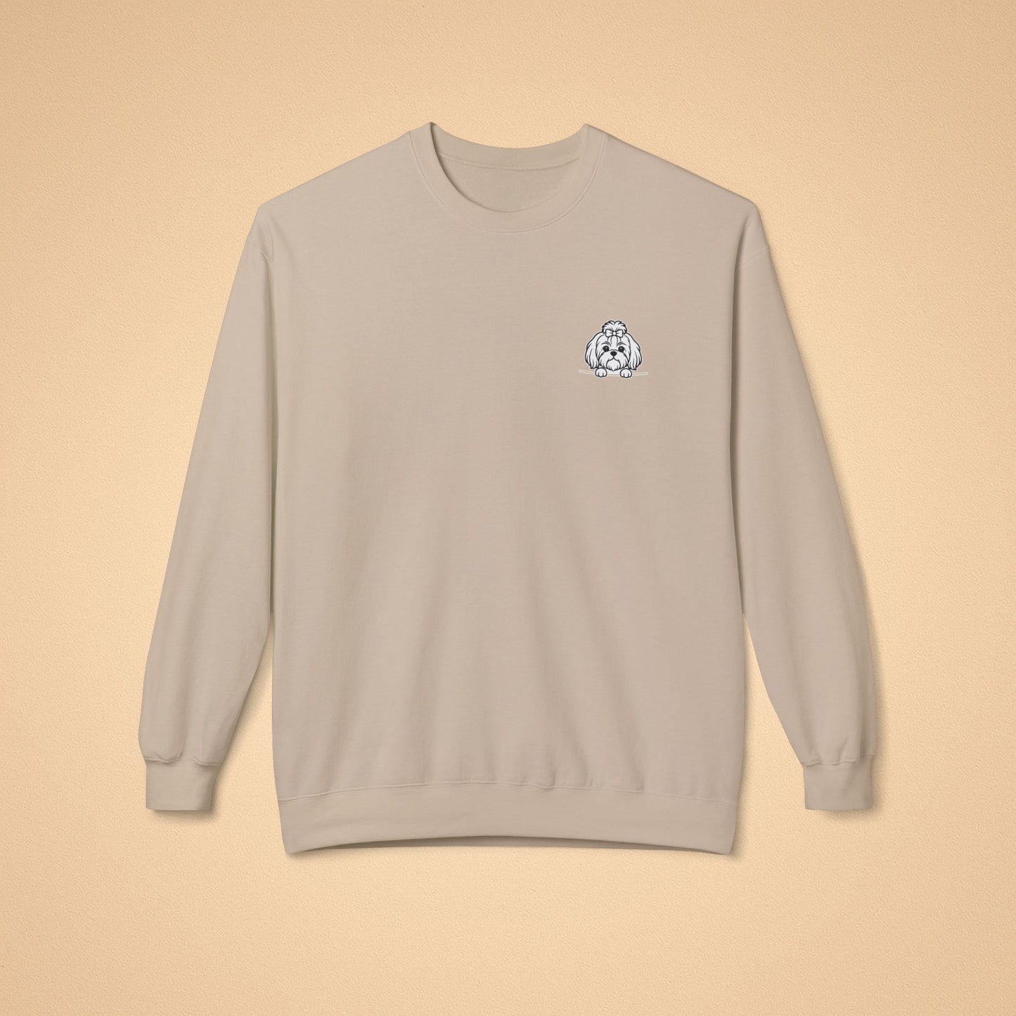 Shih Tzu (Top Knot) Crewneck Sweatshirt – Cozy Midweight Fleece
