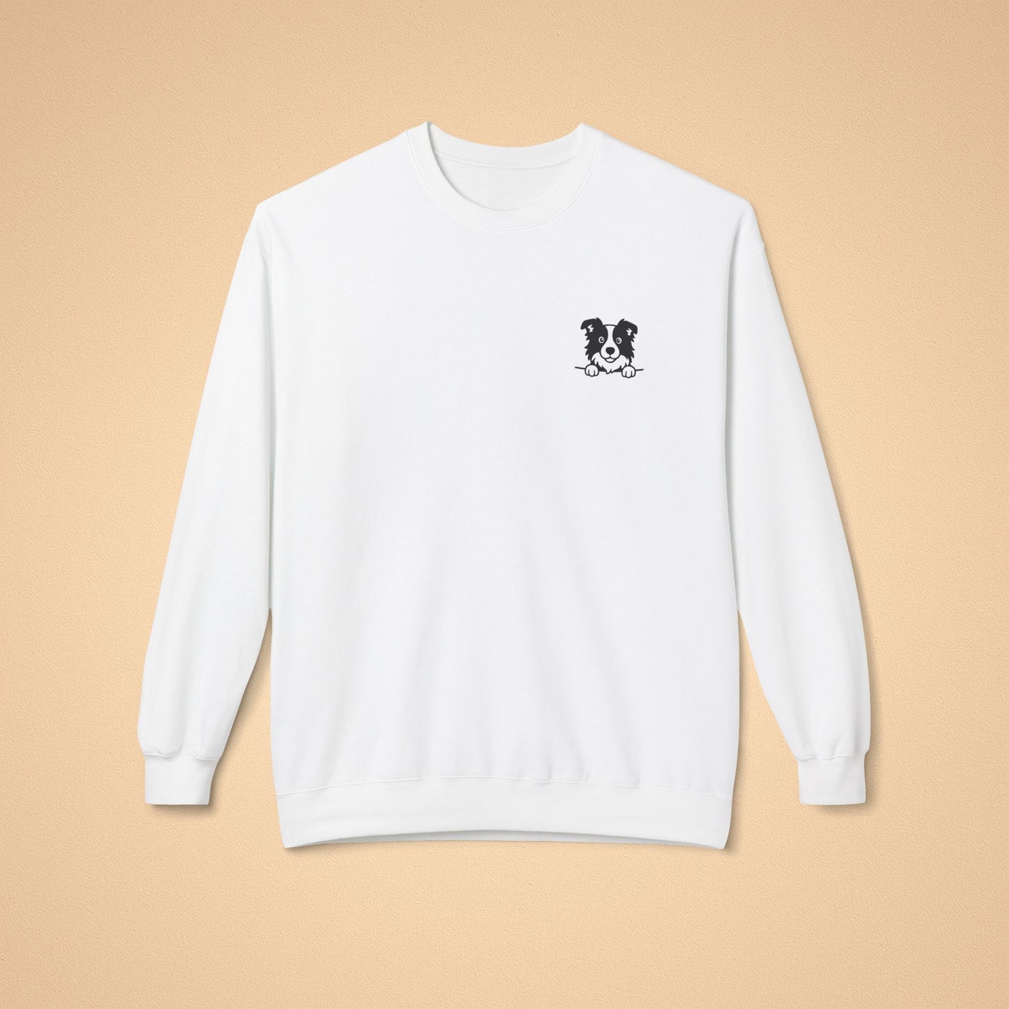 Border Collie Crewneck Sweatshirt – Cozy Midweight Fleece