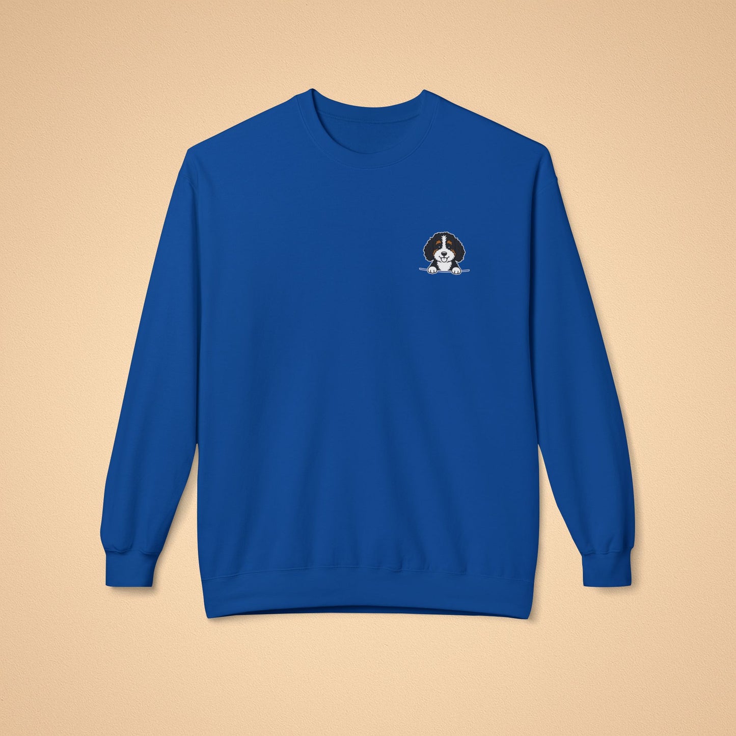 Bernedoodle Crewneck Sweatshirt – Cozy Midweight Fleece