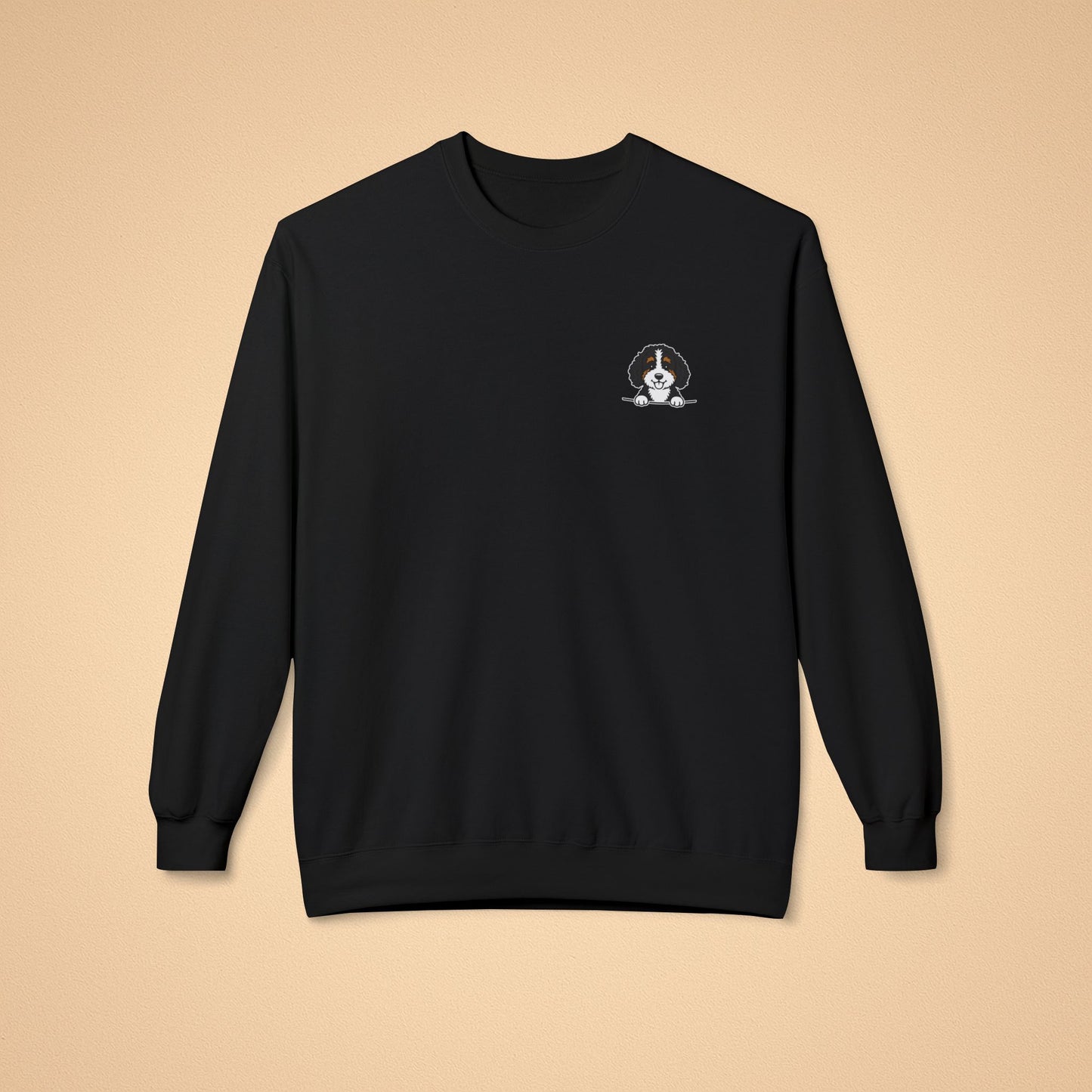 Bernedoodle Crewneck Sweatshirt – Cozy Midweight Fleece