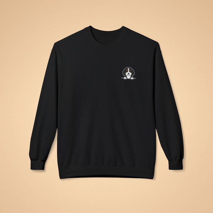 Bernedoodle Crewneck Sweatshirt – Cozy Midweight Fleece