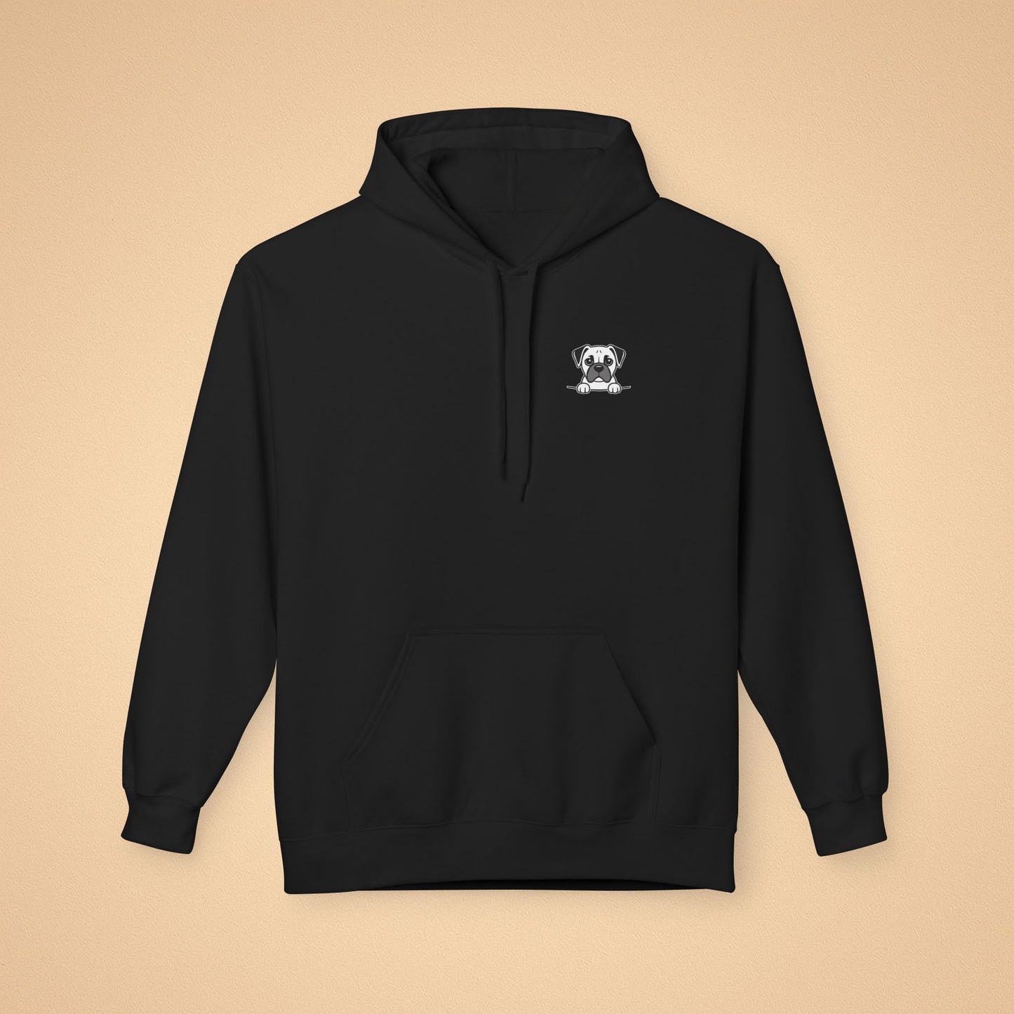 Boxer Unisex Hoodie – Cozy Midweight Fleece