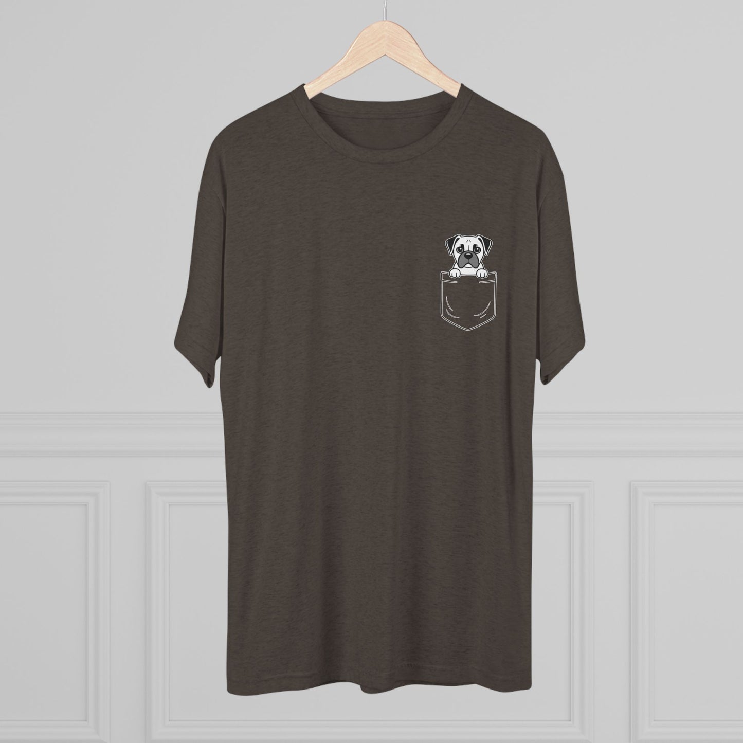 Boxer Pocket-Print Tri-blend Tee