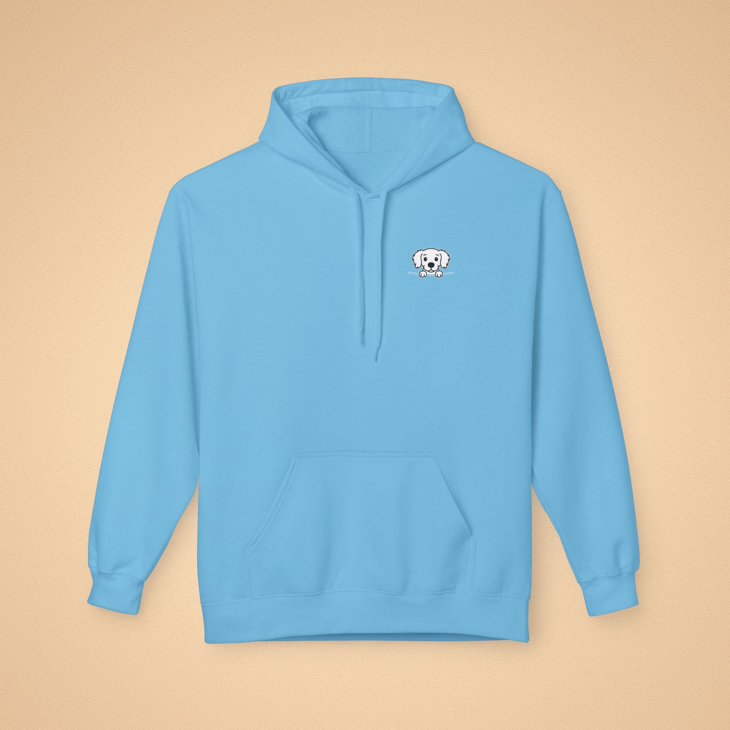 Long Haired Dachshund Unisex Hoodie – Cozy Midweight Fleece