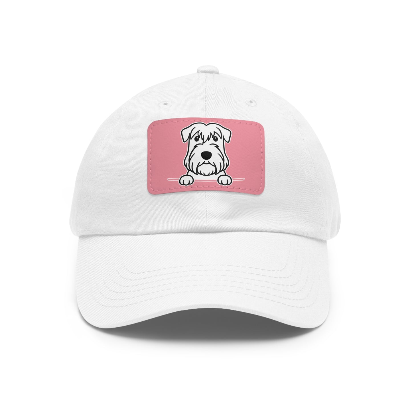 Sealyham Terrier Dad Hat – Unisex Leather Patch Adjustable Cap