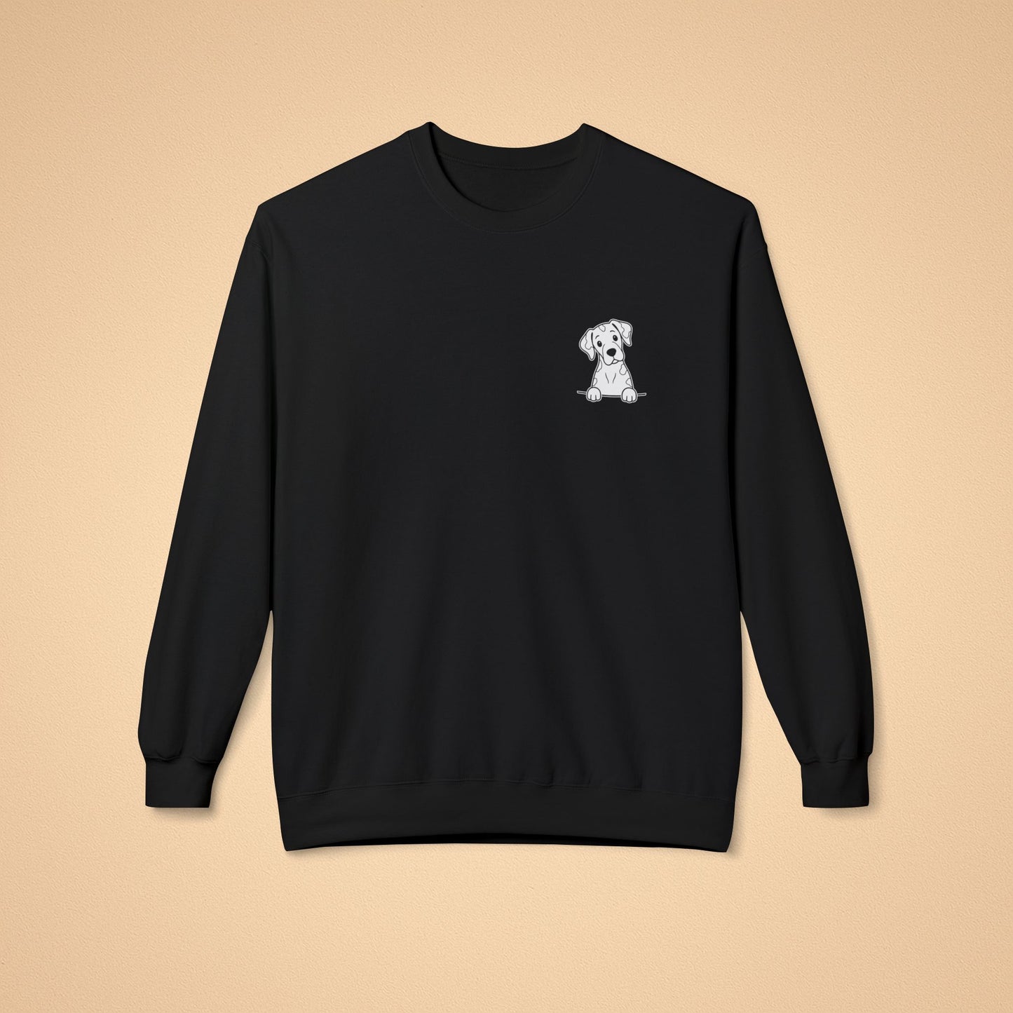 Great Dane (Harlequin) Crewneck Sweatshirt – Cozy Midweight Fleece