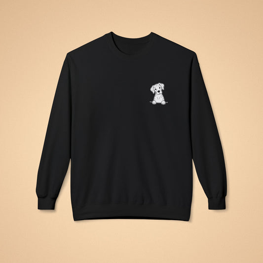 Great Dane (Harlequin) Crewneck Sweatshirt – Cozy Midweight Fleece