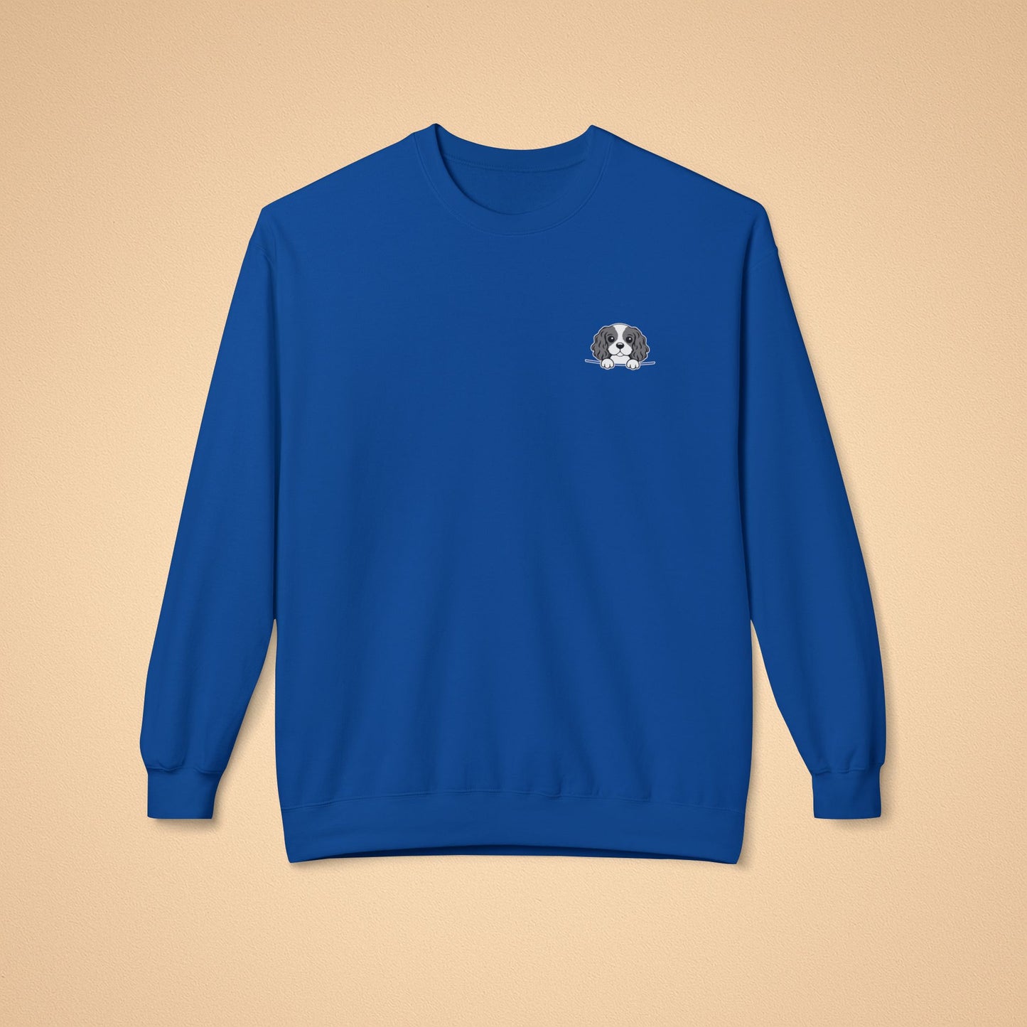 Cavalier King Charles Spaniel Crewneck Sweatshirt – Cozy Midweight Fleece