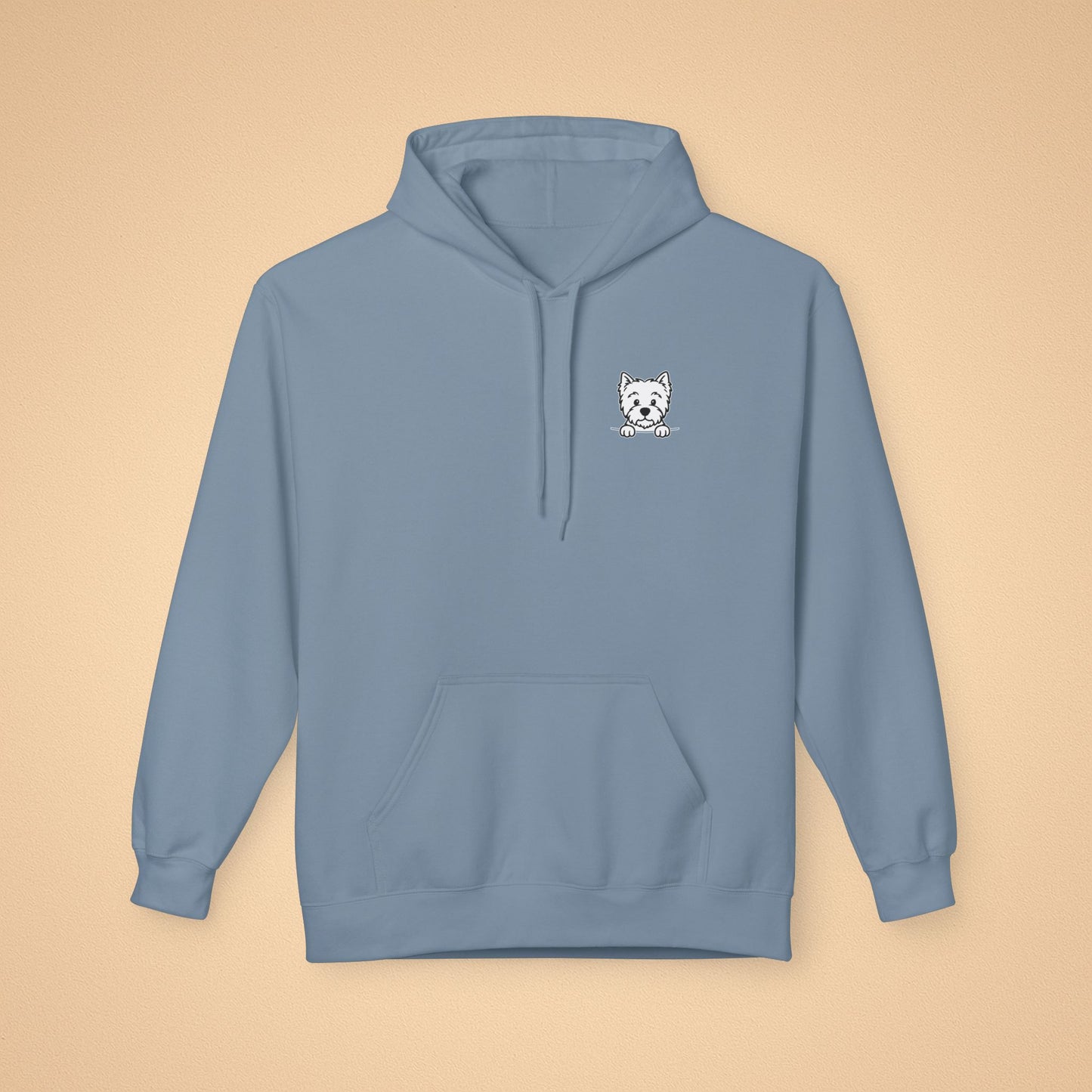 West Highland Terrier (Westie) Unisex Hoodie – Cozy Midweight Fleece