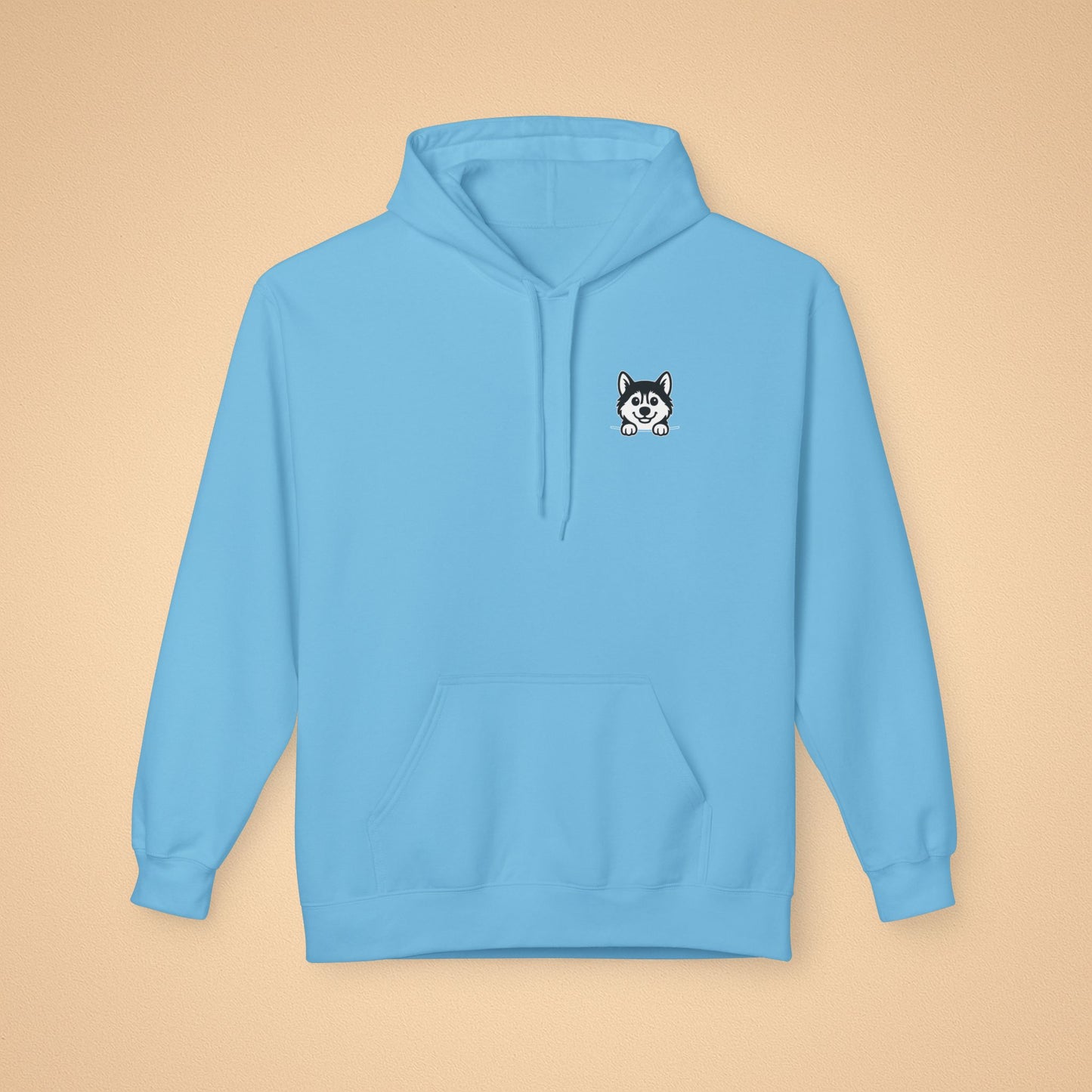 Siberian Husky Unisex Hoodie – Cozy Midweight Fleece