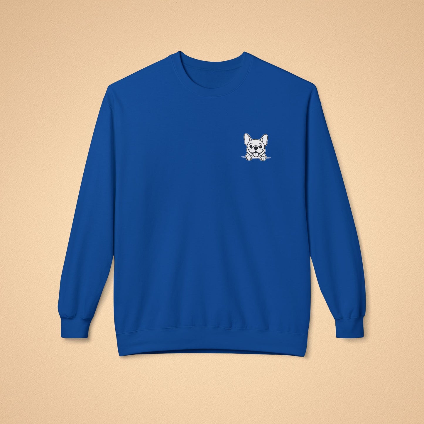 French Bulldog Crewneck Sweatshirt – Cozy Midweight Fleece