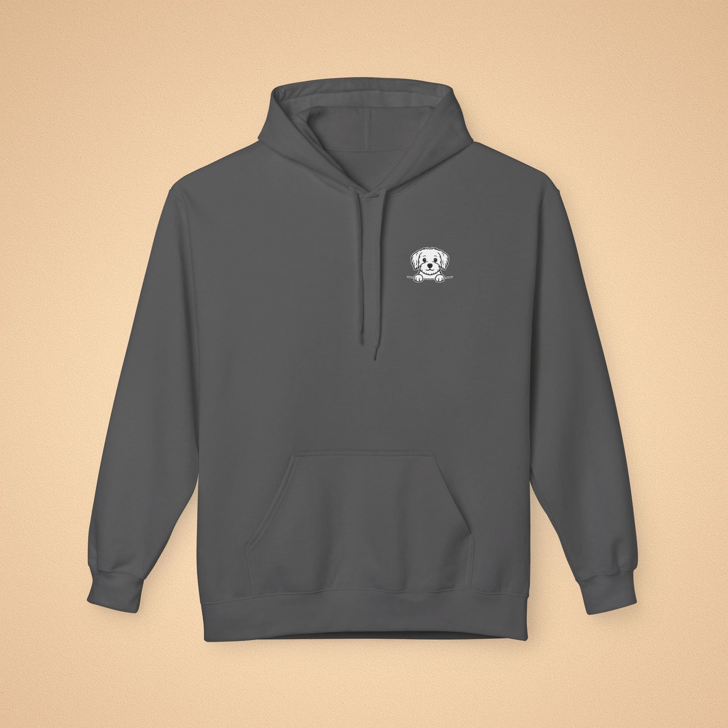 Maltese Unisex Hoodie – Cozy Midweight Fleece