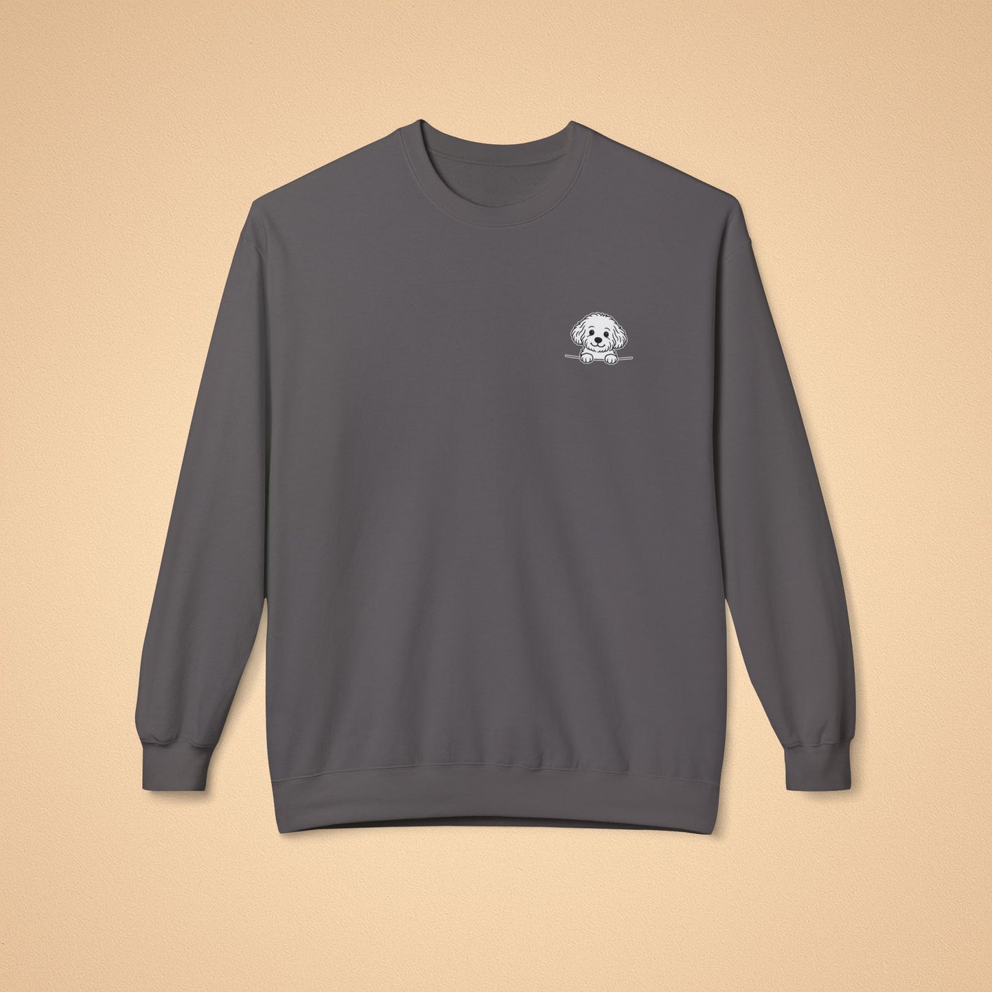 Maltipoo Crewneck Sweatshirt – Cozy Midweight Fleece