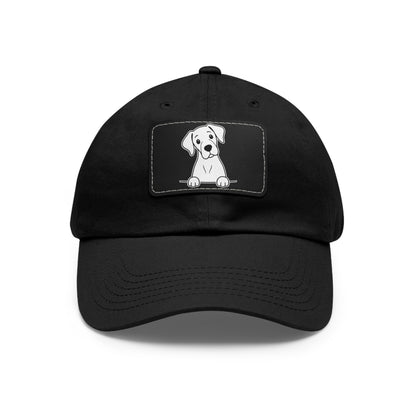 Great Dane Dad Hat – Unisex Leather Patch Adjustable Cap