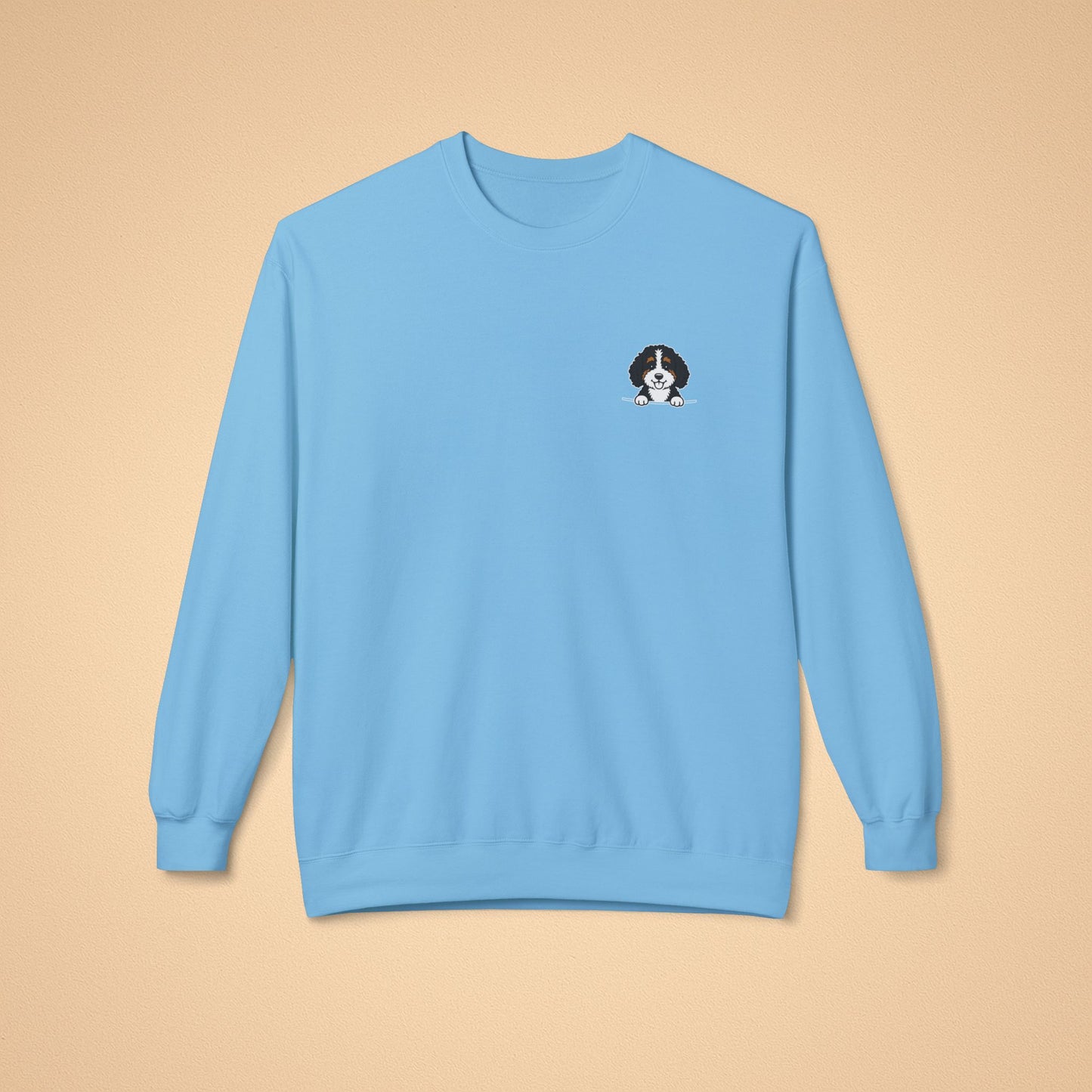 Bernedoodle Crewneck Sweatshirt – Cozy Midweight Fleece
