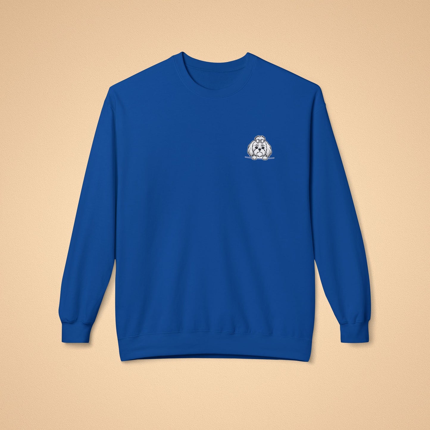 Shih Tzu (Top Knot) Crewneck Sweatshirt – Cozy Midweight Fleece