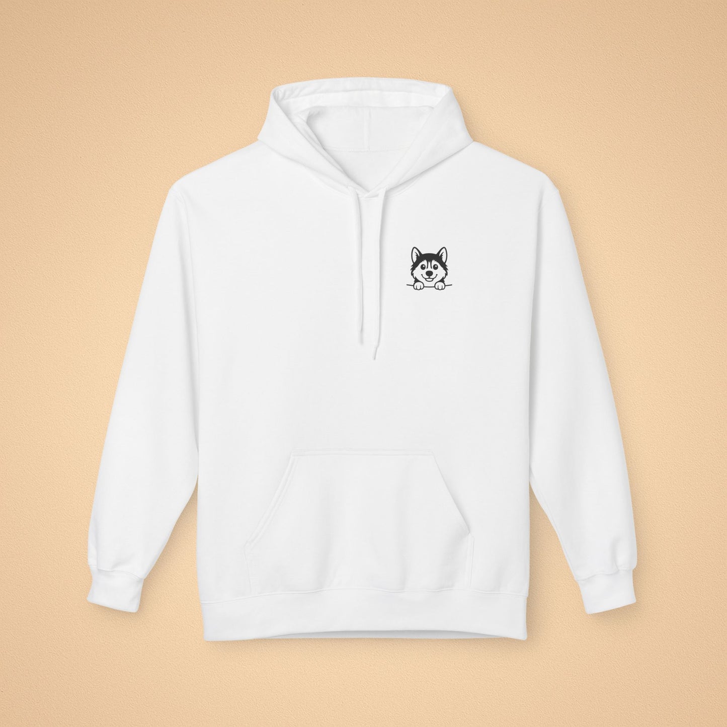 Siberian Husky Unisex Hoodie – Cozy Midweight Fleece