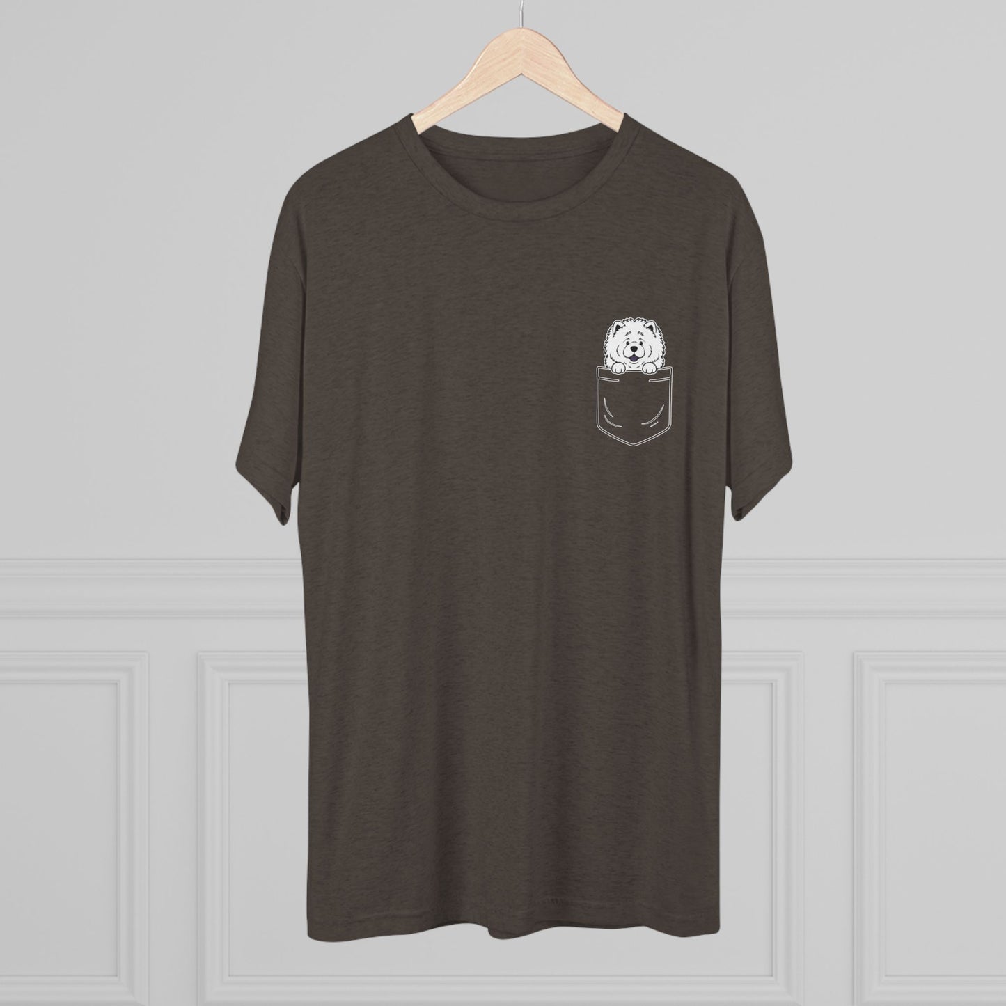 Chow Chow Pocket-Print Tri-blend Tee