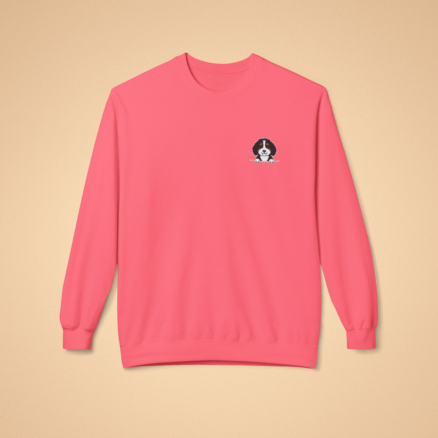Bernedoodle Crewneck Sweatshirt – Cozy Midweight Fleece