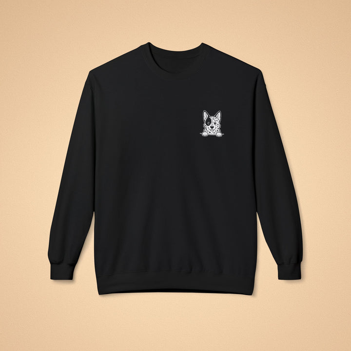 Australian Cattle Dog Crewneck Sweatshirt – Cozy Midweight Fleece
