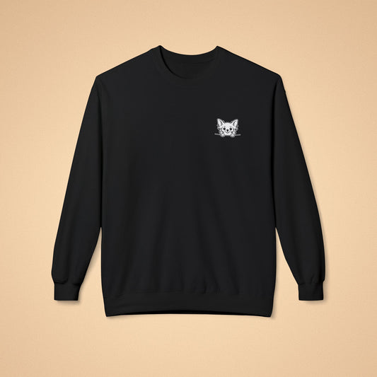 Long Haired Chihuahua Crewneck Sweatshirt – Cozy Midweight Fleece