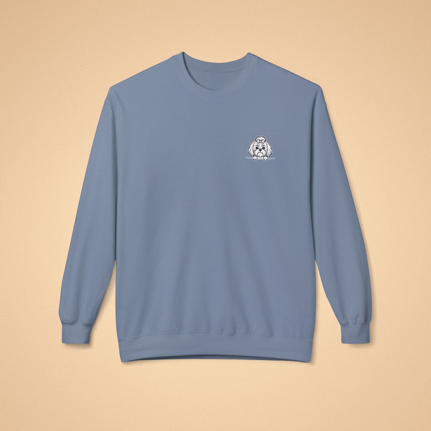 Shih Tzu (Top Knot) Crewneck Sweatshirt – Cozy Midweight Fleece