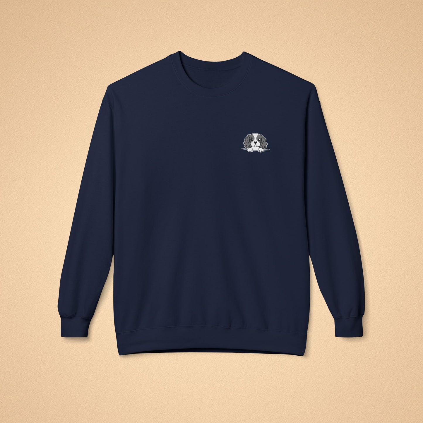 Cavalier King Charles Spaniel Crewneck Sweatshirt – Cozy Midweight Fleece