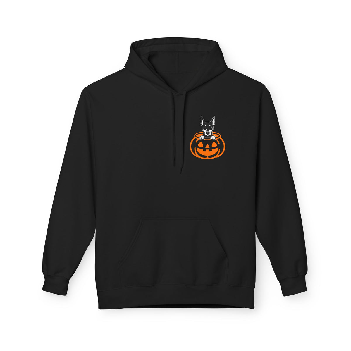 Halloween Pumpkin Pup - Doberman - Hoodie
