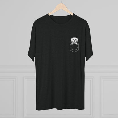 Maltese Pocket-Print Tri-blend Tee