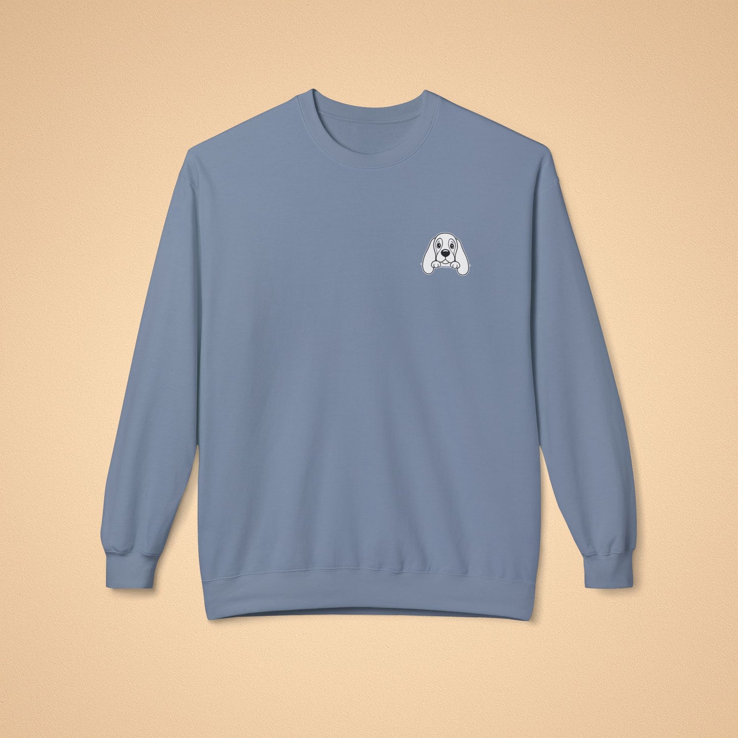 Basset Hound Crewneck Sweatshirt – Cozy Midweight Fleece