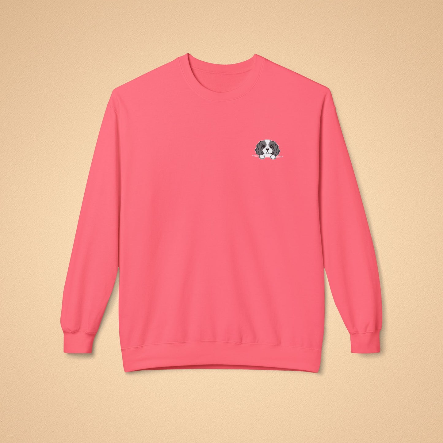 Cavalier King Charles Spaniel Crewneck Sweatshirt – Cozy Midweight Fleece