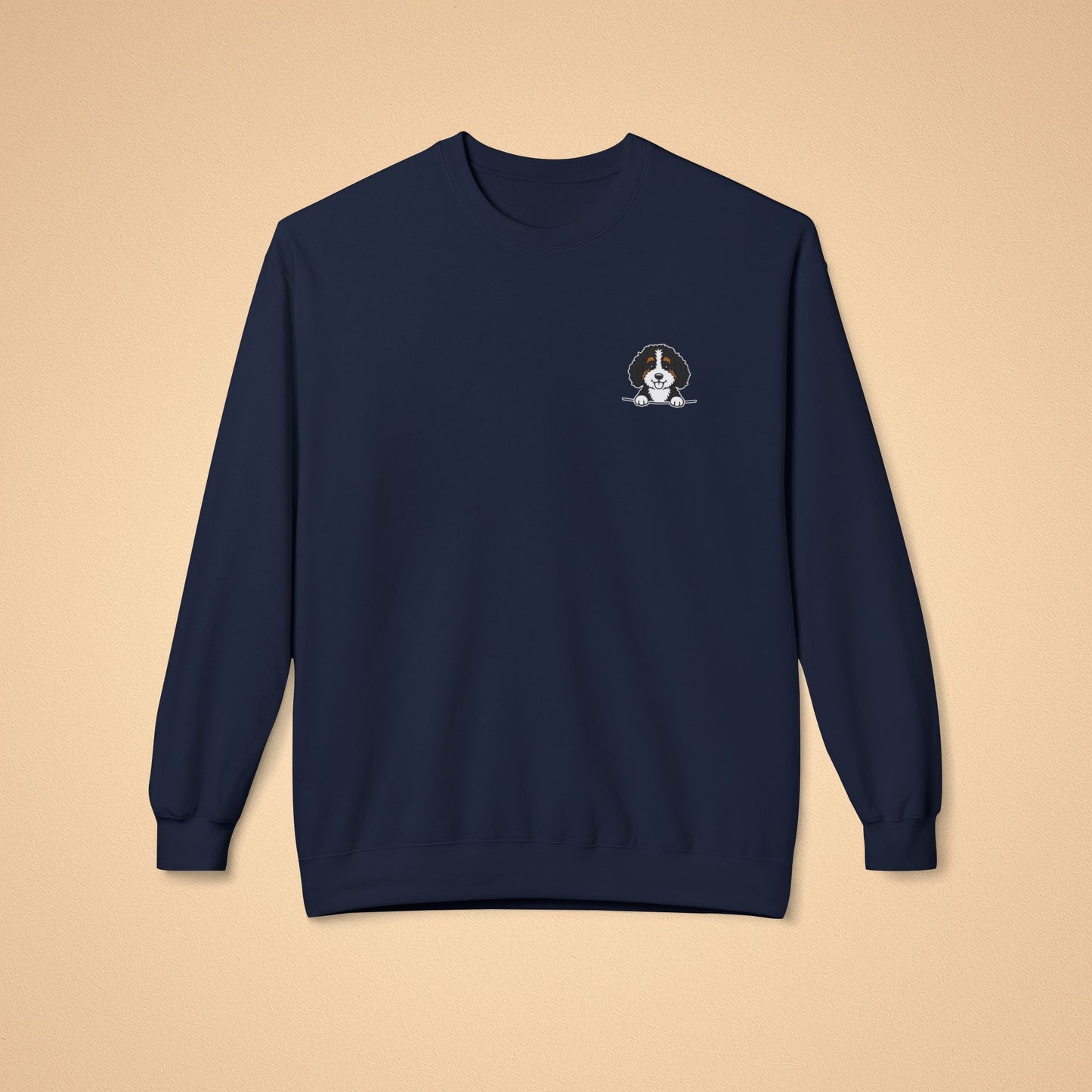 Bernedoodle Crewneck Sweatshirt – Cozy Midweight Fleece