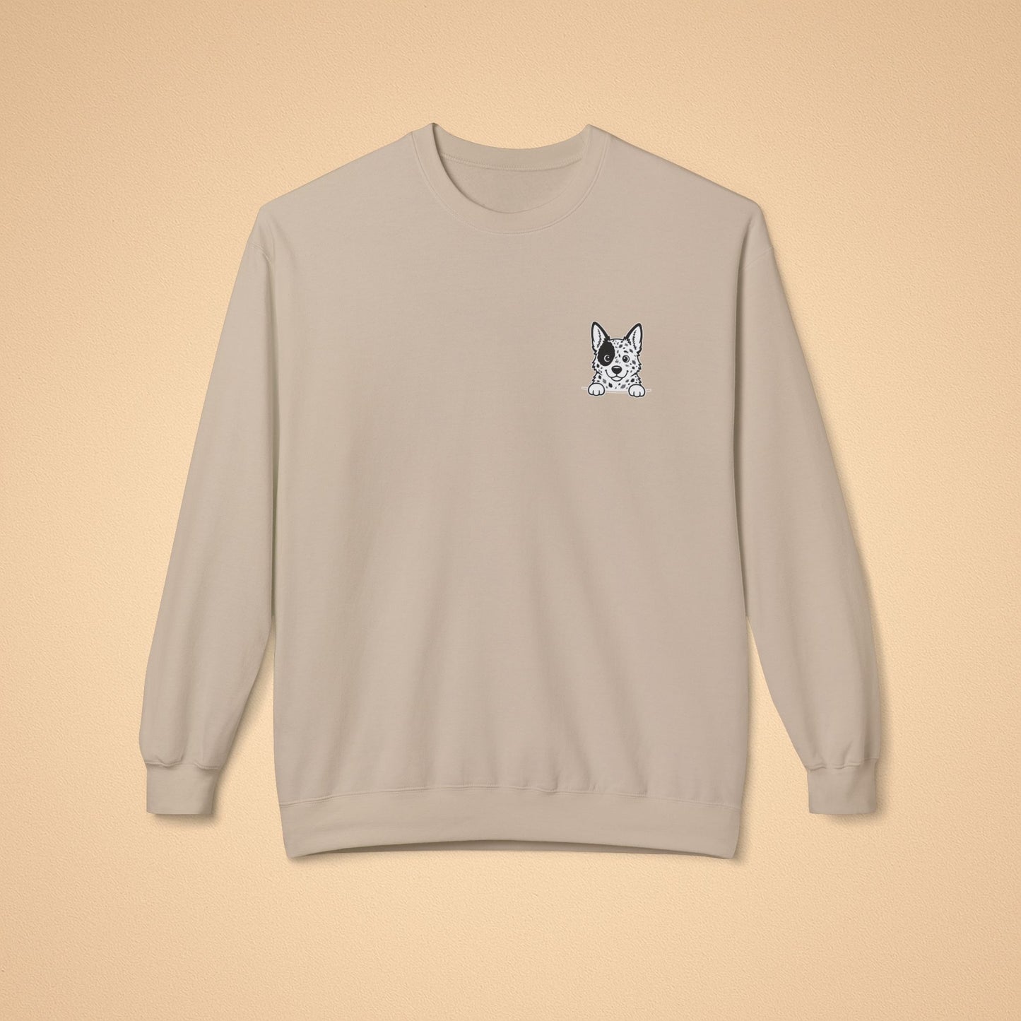 Australian Cattle Dog Crewneck Sweatshirt – Cozy Midweight Fleece