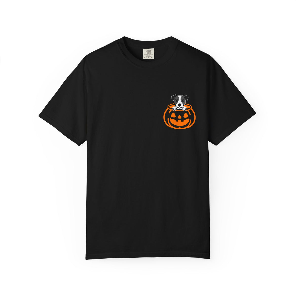 Halloween Pumpkin Pup - Jack Russell Terrier - Heavyweight Tee