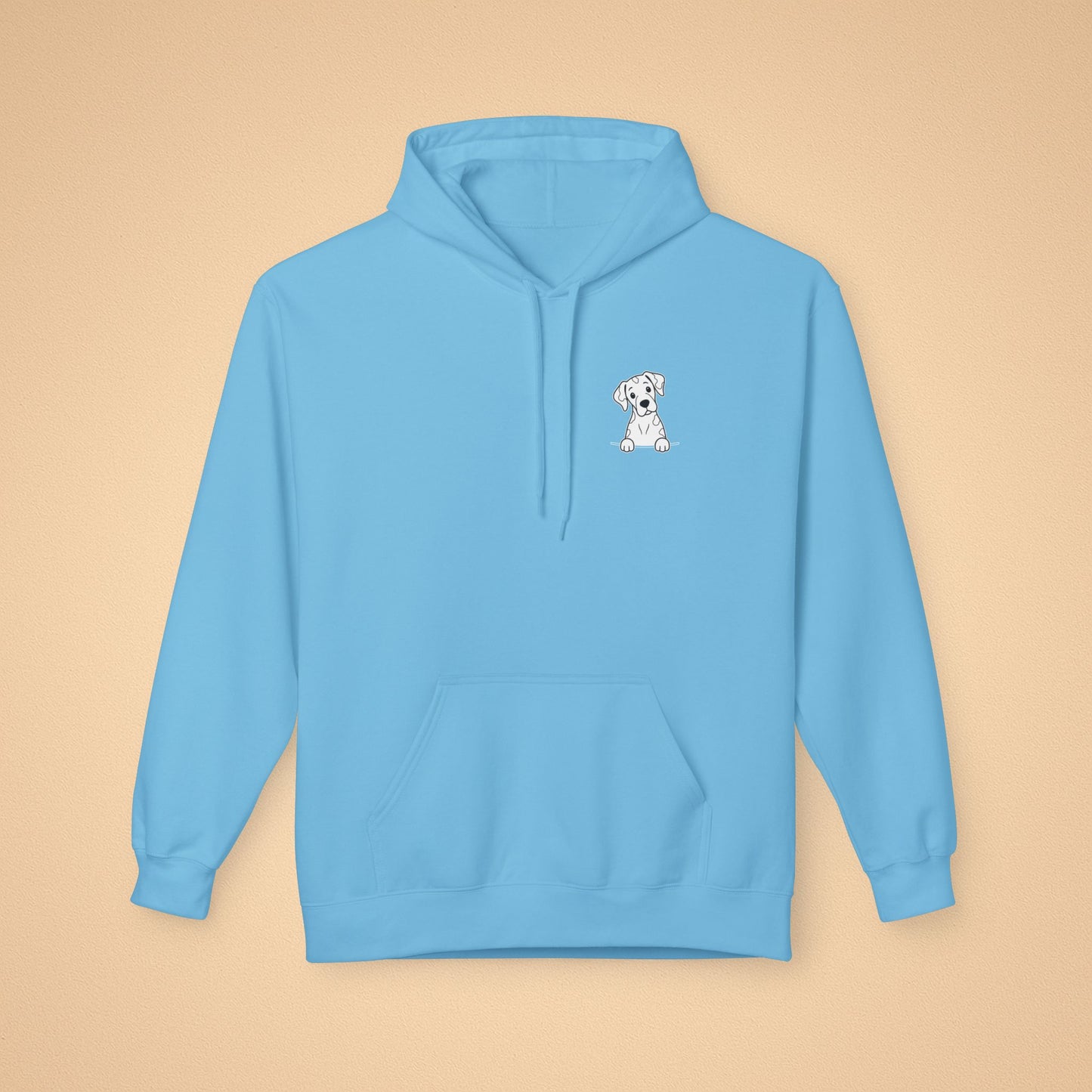 Great Dane (Harlequin) Unisex Hoodie – Cozy Midweight Fleece