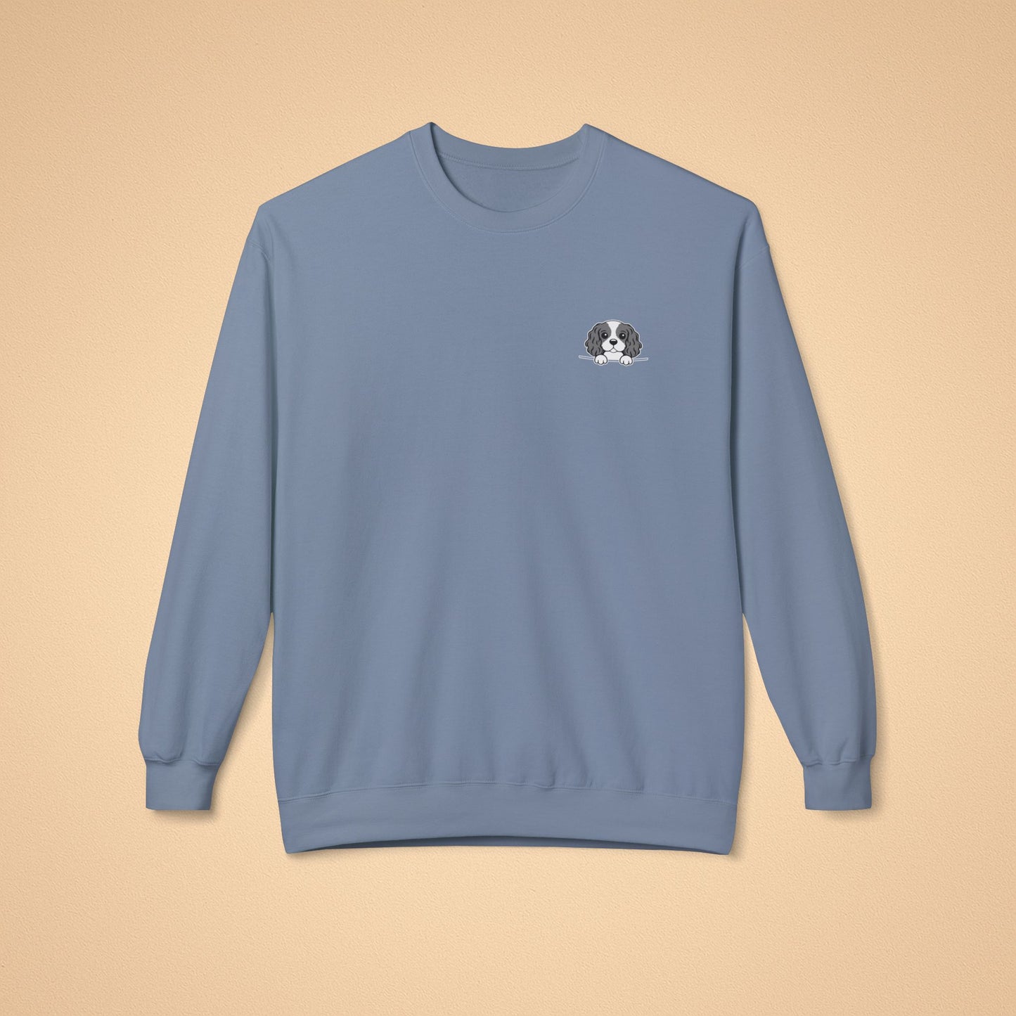 Cavalier King Charles Spaniel Crewneck Sweatshirt – Cozy Midweight Fleece